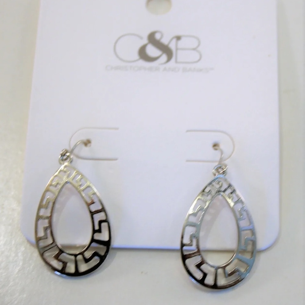Christopher & Banks Aztec Earrings